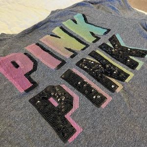 Victoria’s Secret Pink bling sequin back top